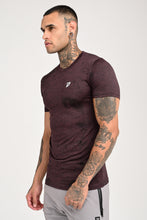 KA53 Performance Activewear Dri-Fit T-Shirt Wine Black