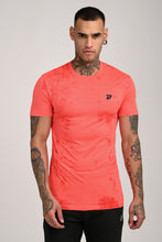 KA53 Performance Activewear Dri-Fit T-Shirt Peach Orange