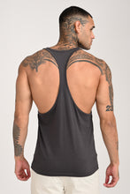 KA53 Cotton Gym Stringer Dark Grey