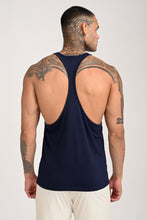 KA53 Cotton Gym Stringer Navy Blue