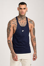 KA53 Cotton Gym Stringer Navy Blue