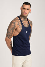 KA53 Cotton Gym Stringer Navy Blue