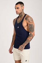 KA53 Cotton Gym Stringer Navy Blue