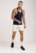 KA53 Cotton Gym Stringer Navy Blue