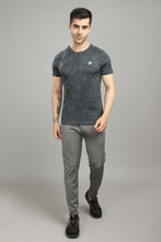 KA 53  Camouflage Round Neck Tshirt | Dark Grey