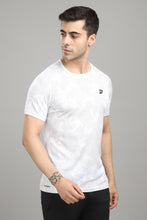 KA 53 Camouflage Round Neck Tshirt | White