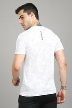 KA 53 Camouflage Round Neck Tshirt | White