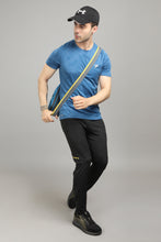 KA 53 Camouflage Round Neck Tshirt | Sky Blue