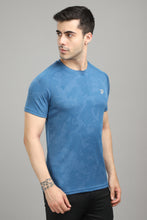 KA 53 Camouflage Round Neck Tshirt | Sky Blue