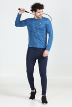 KA53 Printed Long Sleeve Tshirt |  Ink Blue
