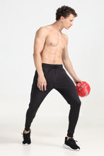 KA53 Skinny Lycra Joggers Pant | Black