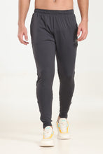 KA53 Drifit Trackpant With Bottom Zipper | Dark Grey
