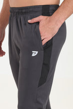 KA53 Drifit Trackpant With Bottom Zipper | Dark Grey