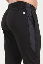 KA53 Drifit Trackpant With Bottom Zipper | Black