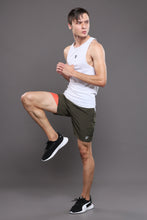 KA53 RUNNING 2-IN-1 SHORTS | Military Green