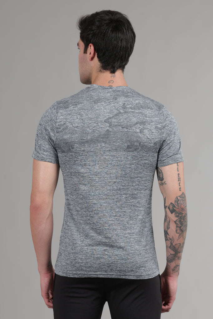 Men Plain Grey Lycra T Shirt At Rs 175/piece In Surat | ID: 26404713388 - Foto 7