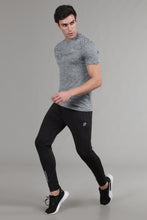 KA 53 Camouflage Jacquard Lycra Tshirt | Grey