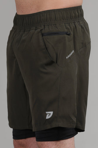 KA53 Compression Shorts| Olive