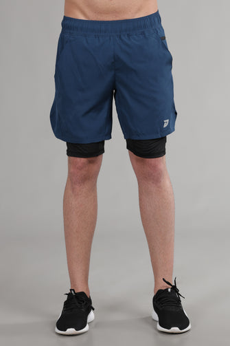 KA53 Running Shorts With Inner Tight | Airforce