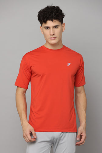 MEN RELAXED FIT TSHIRT | RED