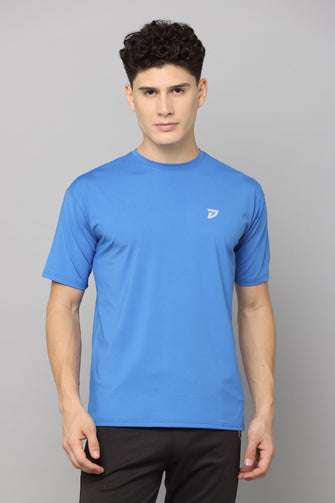MEN RELAXED FIT TSHIRT | BLUE