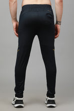 KA53 Lycra Back Pocket Trackpant | Thick Blue