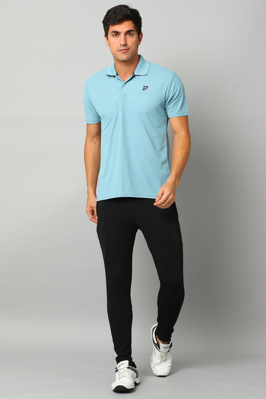 KA53 Polo Collar Tshirt | Ocean Blue – ka53mensclub