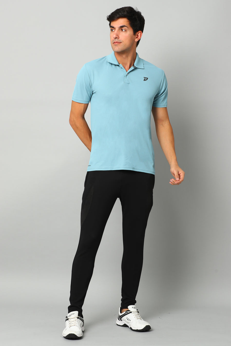 KA53 Polo Collar Tshirt | Ocean Blue – ka53mensclub