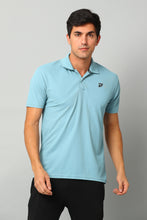 KA53 Polo Collar Tshirt | Ocean Blue