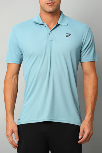 KA53 Polo Collar Tshirt | Ocean Blue