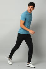 KA53 V Stipe DriFit Tshirt | Ocean Blue