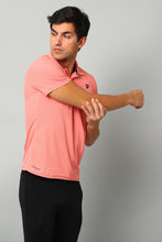 KA53 Polo Collar Tshirt | Peach