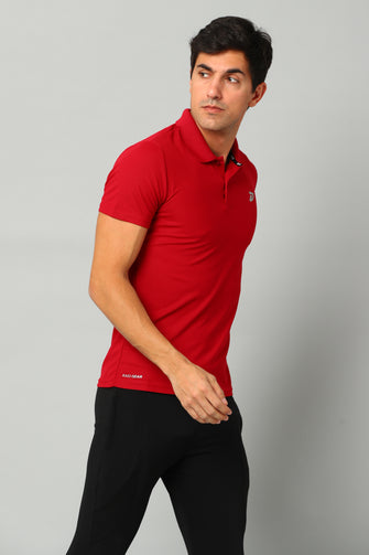 KA53 Polo Collar Tshirt | Maroon