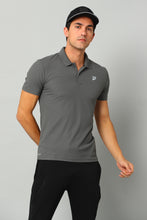 KA53 Polo Collar Tshirt | Dark Grey