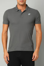 KA53 Polo Collar Tshirt | Dark Grey