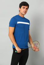 KA53 Chest Stripe DriFit Tshirt | Royal Blue
