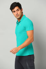 KA53 Polo Collar Tshirt | Teal Green