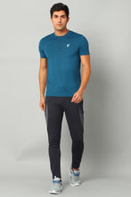 KA53 V Stipe DriFit Tshirt | Majenta Blue