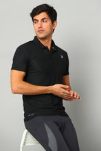 KA53 Polo Collar Tshirt | Black