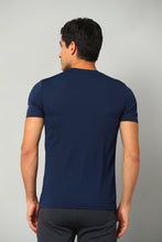 KA53 Chest Stripe DriFit Tshirt | Navy Blue