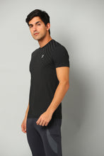 KA53 V Stipe DriFit Tshirt | Black