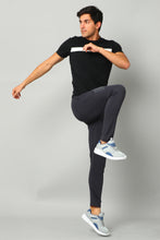 KA53 Chest Stripe DriFit Tshirt | Black