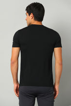 KA53 Chest Stripe DriFit Tshirt | Black